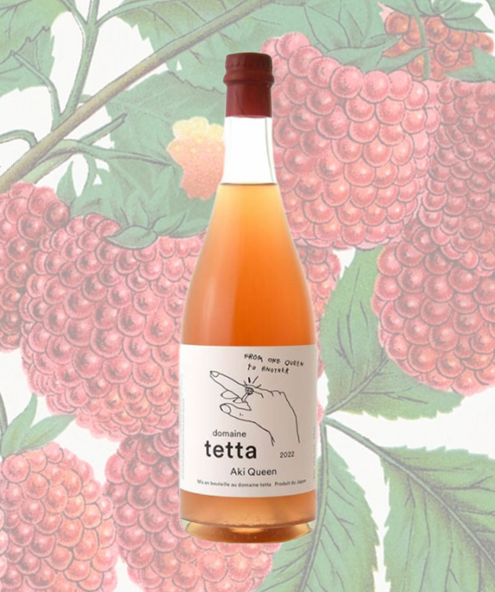 Japanese Natural Wine - Domaine Tetta, Aki Queen Macéré Rosé Wine