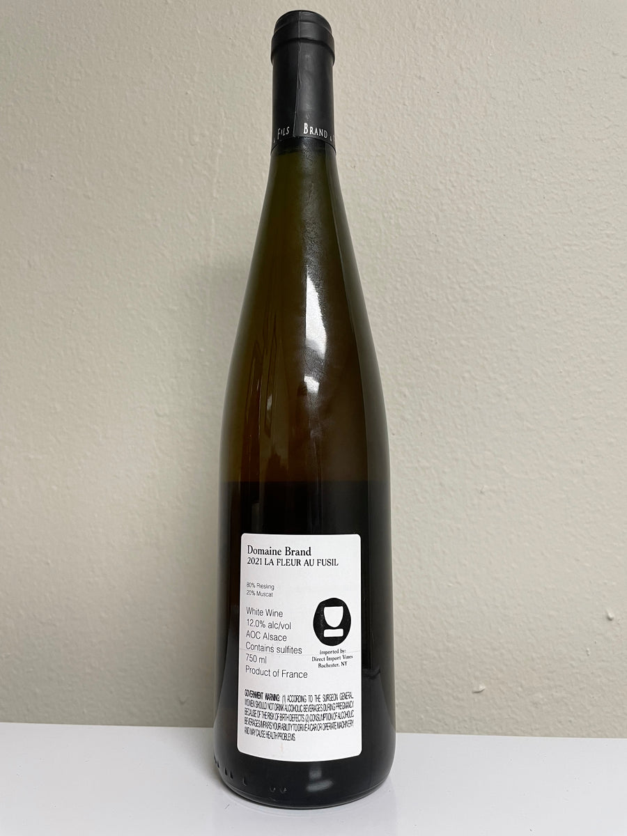 Domaine Brand La Fleur au Fusil Macération 2021 US Natural Wine
